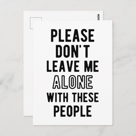 同僚上司への面白い別れ、失礼な退職 ポストカード (正面/裏面)