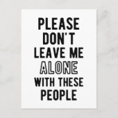 同僚上司への面白い別れ、失礼な退職 ポストカード (正面)