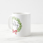 同僚用カスタムクリスマスマグ、家族用マグまとめ買い コーヒーマグカップ (正面左)