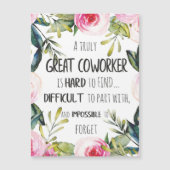 同僚遠くにに贈り物を離れ贈る別れ (正面)