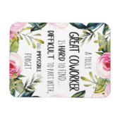 同僚遠くにに贈り物を離れ贈る別れ マグネット (横)