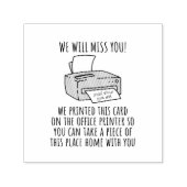 同僚遠くにまたはボスのカードへおもしろい進む セルフインキングスタンプ (デザイン)