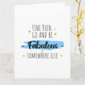 同僚離れのお別れ遠くにプレゼント カード (黄色い花)