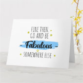 同僚離れのお別れ遠くにプレゼント カード (黄色い花)