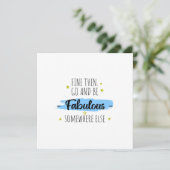 同僚離れのお別れ遠くにプレゼント カード (スタンド正面)