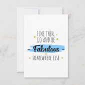 同僚離れのお別れ遠くにプレゼント サンキューカード (正面)