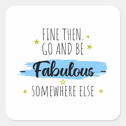 同僚離れのお別れ遠くにプレゼント スクエアシール (正面)