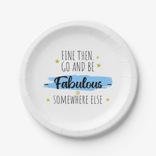 同僚離れのお別れ遠くにプレゼント ペーパープレート (正面)