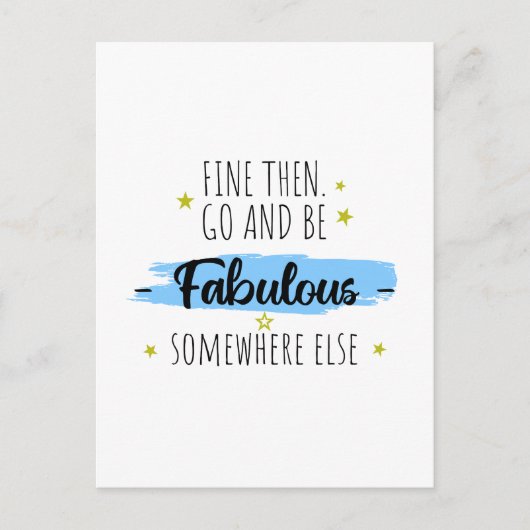 同僚離れのお別れ遠くにプレゼント ポストカード (正面)