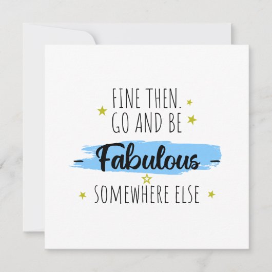 同僚離れのお別れ遠くにプレゼント 招待状 (正面)