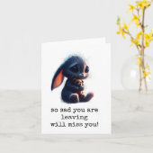 同僚離れのやめ、幸運、カード カード (黄色い花)