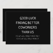 同僚離れの同僚離れの新しいおもしろい仕事 メニュー (正面/裏面)