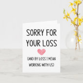 同僚離れの カード (黄色い花)