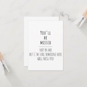 同僚離れ、同僚離れ、同僚、 カード (正面/裏面インサイチュ)