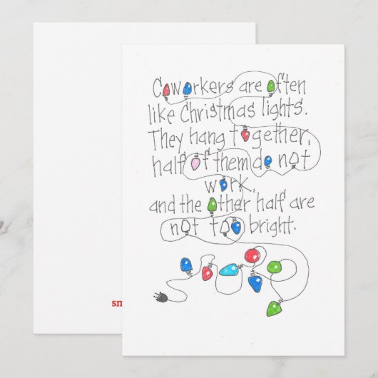 同僚 ノートカード (正面/裏面)