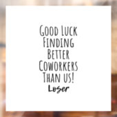 同僚，同僚，別れ，幸運を祈るTシャツK ウィンドウサイン (シート2)