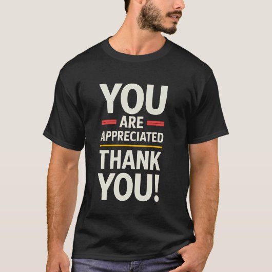 同僚+従業員への感謝の贈り物 Tシャツ (正面)