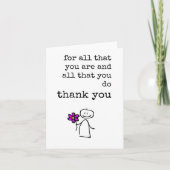 同僚、社員、感謝、評価カードシンプルカード カード (正面)