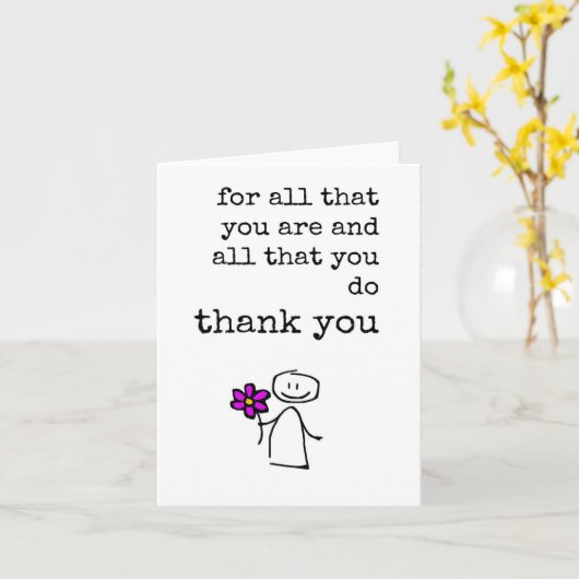 同僚、社員、感謝、評価カードシンプルカード カード (黄色い花)