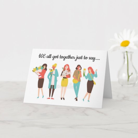 *同僚*誕生日 カード (小さな植物)