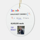 同僚PHOTOギフトボスナース先生ドクターママ セラミックオーナメント (左)