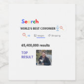 同僚PHOTOギフトボスナース先生ドクターママ ワインラベル (シングルラベル)