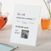 同僚PHOTOギフトボスナース先生ドクターママ 台座サイン (インサイチュ)