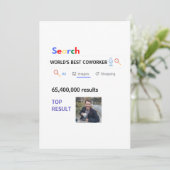 同僚PHOTOギフトボスナース先生ドクターママ 招待状 (スタンド正面)