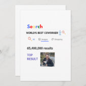 同僚PHOTOギフトボスナース先生ドクターママ 招待状 (正面/裏面)