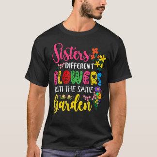 同園違うの姉妹の花マッチン Tシャツ