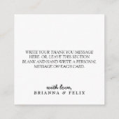 同封カード エンクロージャーカード (裏面)