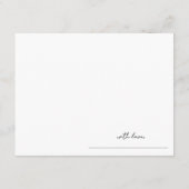 同封カード エンクロージャーカード (裏面)