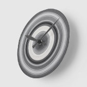 同心エレガントシェード壁時計 ラウンド壁時計 (傾斜)