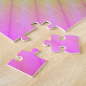 同心カラフルリングや輪 ジグソーパズル (側面)