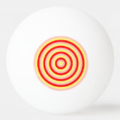 同心カラフル円ピンポンボール 卓球ボール (正面)