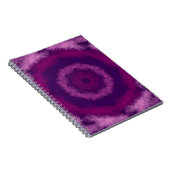 同心円のピンクと紫の円 ノートブック (右側)