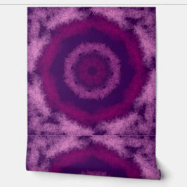 同心円のピンクと紫の円 壁紙