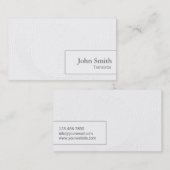 同心円の訳者の名刺 名刺 (正面/裏面)