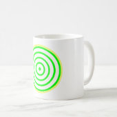 同心円カラフルコーヒーマグ コーヒーマグカップ (正面右)