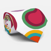 同心円ペイズリー ネクタイ (ロール)