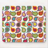 同心円ペイズリー マウスパッド (正面)