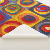 同心円付き正方形 | Kandinsky | シェルパブランケット (3/4)