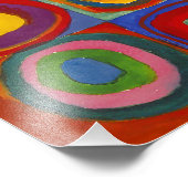 同心円付き正方形 | Kandinsky | フォトプリント (角)