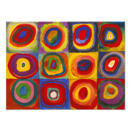同心円付き正方形 | Kandinsky | フォトプリント