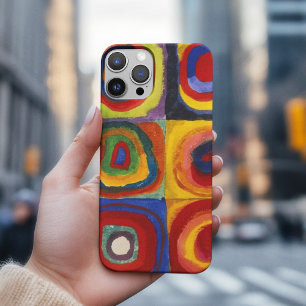 同心円付き正方形、Kandinsky iPhone 15 Pro Maxケース