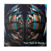 同心円半球 タイル (正面)