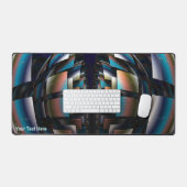 同心円半球 デスクマット (キーボード&マウス)