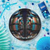 同心円半球 ペーパープレート (パーティー)