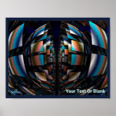 同心円半球 ポスター (正面)