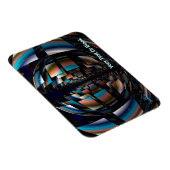 同心円半球 マグネット (右側)